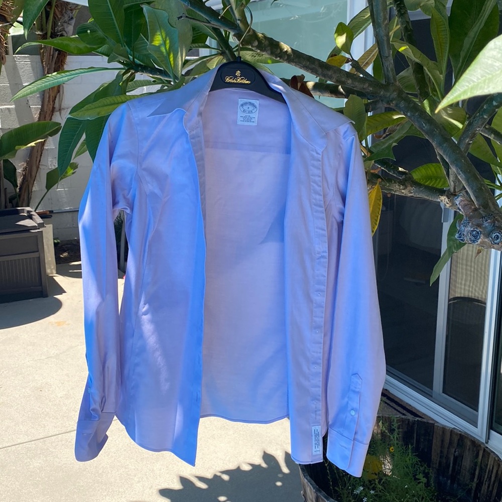 Light purple Brooks Brothers long sleeve button down